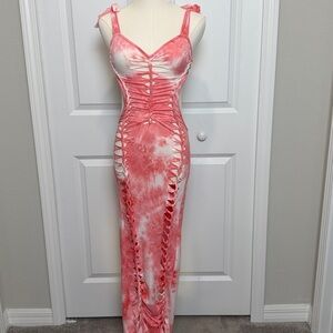 😍 Sexy Open-back Cutout Midi Dress Small